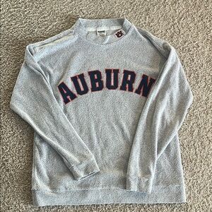 PINK Terry Light Grey AUBURN Mock Neck